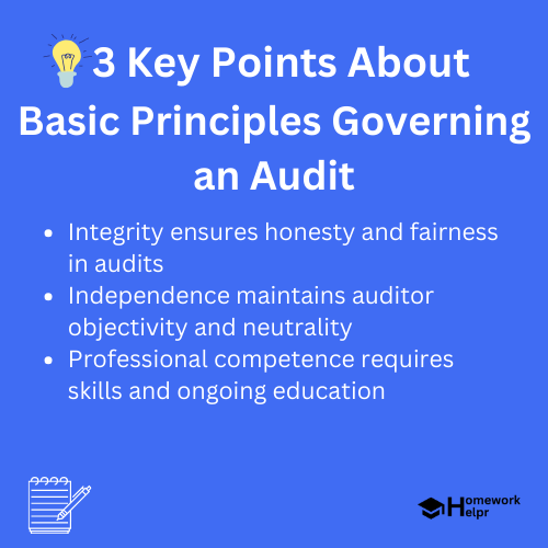 Basic Principles Governing an Audit