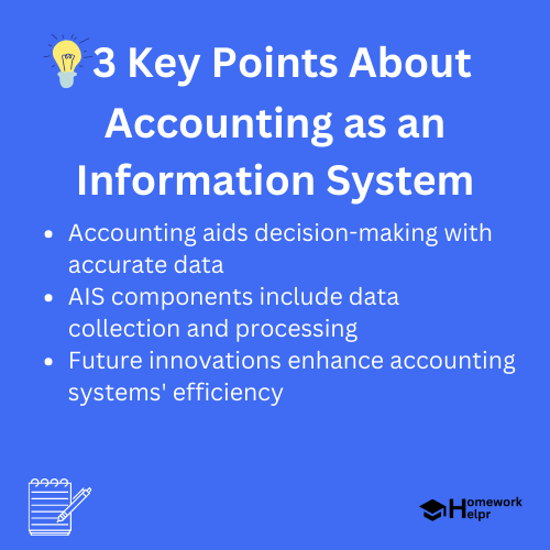 Accounting as an Information System