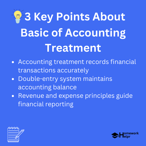 Basic of Accounting Treatment