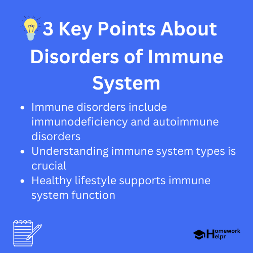 Disorders of Immune System