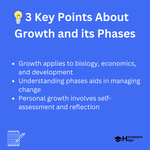 Growth and its Phases