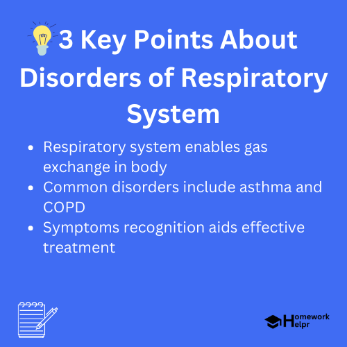 Disorders of Respiratory System