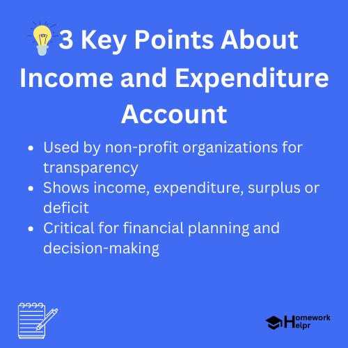 Income and Expenditure Account