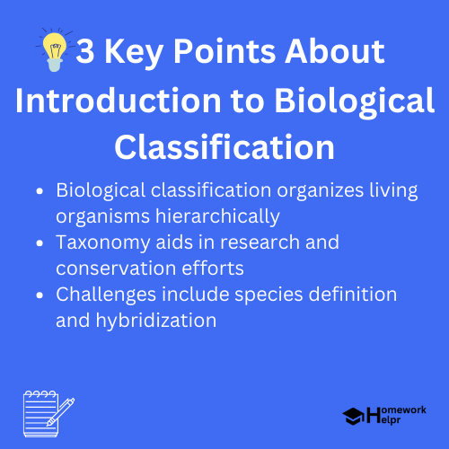 Introduction to Biological Classification