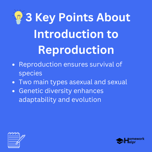 Introduction to Reproduction