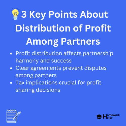 Distribution of Profit Among Partners