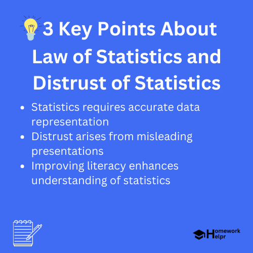 Law of Statistics and Distrust of Statistics