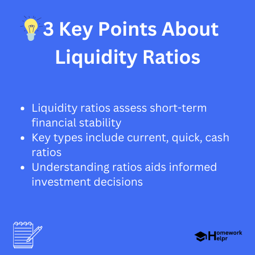 Liquidity Ratios