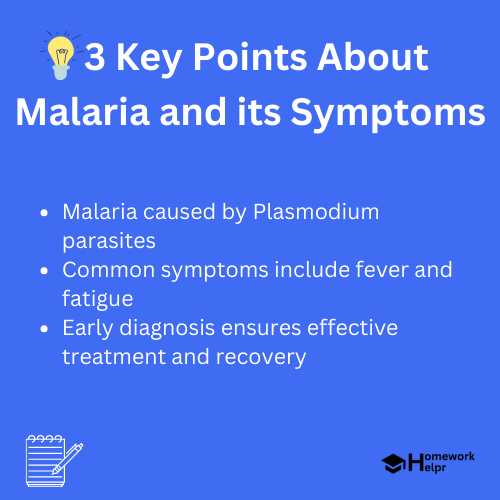 Malaria and its Symptoms