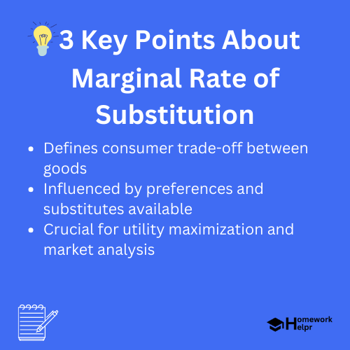 Marginal Rate of Substitution