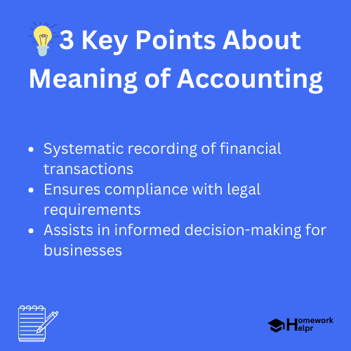 Meaning of Accounting