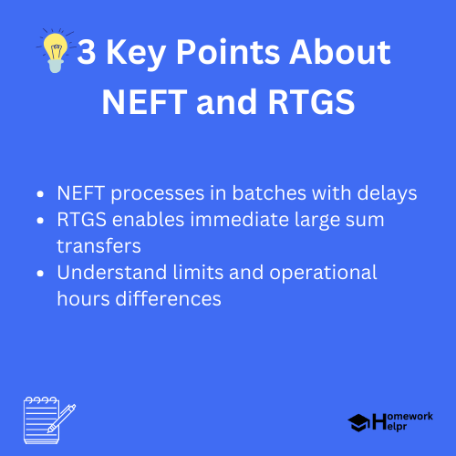 NEFT and RTGS