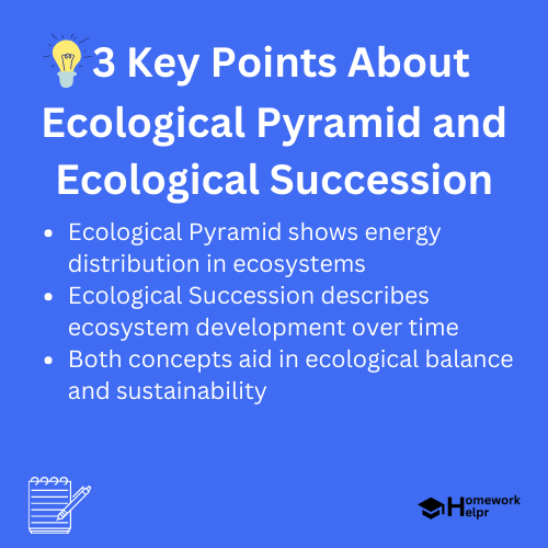 Ecological Pyramid and Ecological Succession