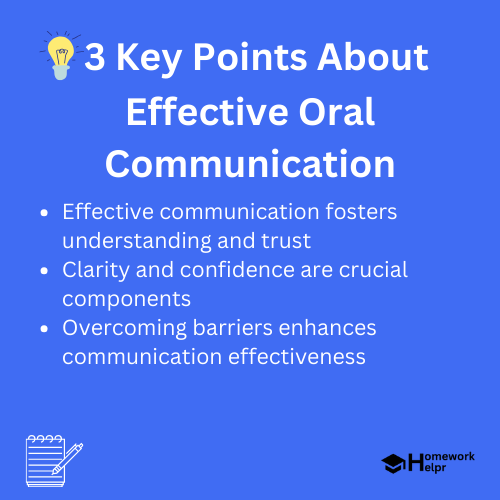 Effective Oral Communication