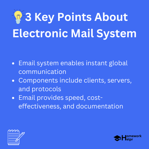 Electronic Mail System