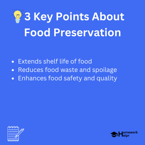 Food Preservation