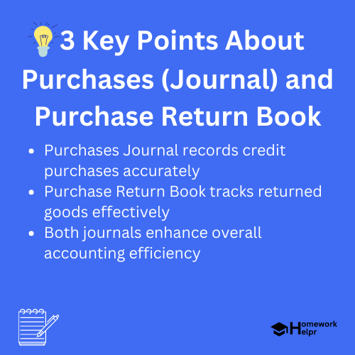 Purchases (Journal) and Purchase Return Book