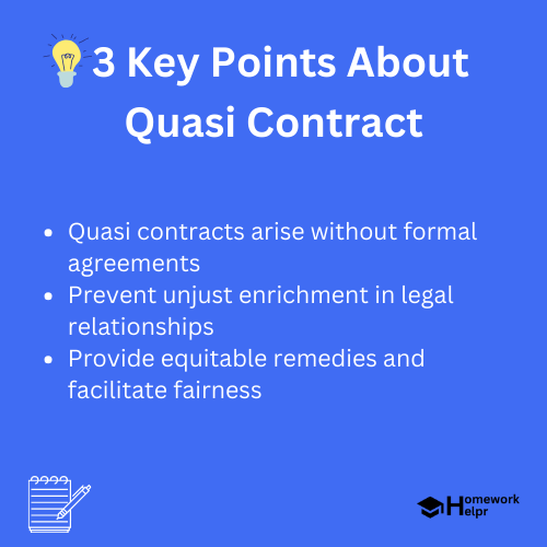 Quasi Contract