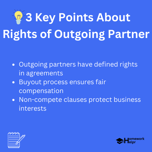 Rights of Outgoing Partner