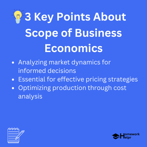 Scope of Business Economics