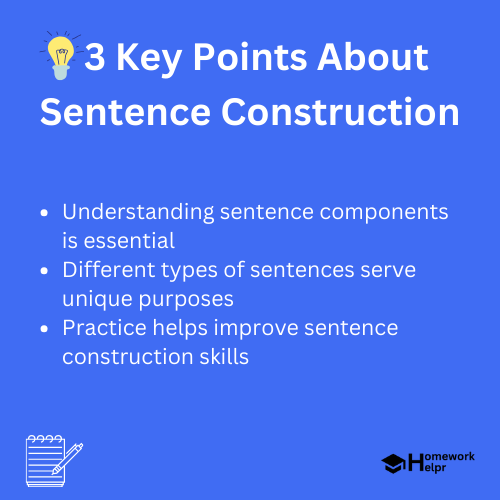 Sentence Construction