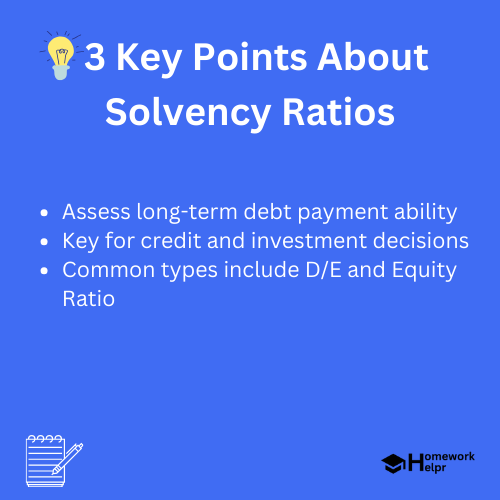 Solvency Ratios