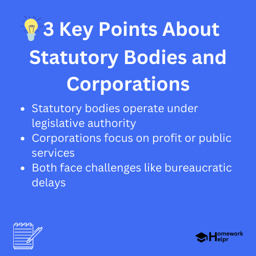 Statutory Bodies and Corporations