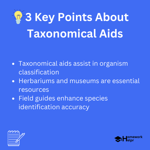 Taxonomical Aids