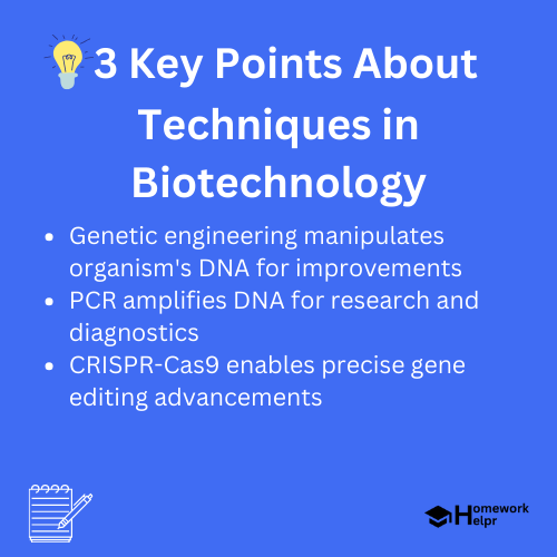 Techniques in Biotechnology