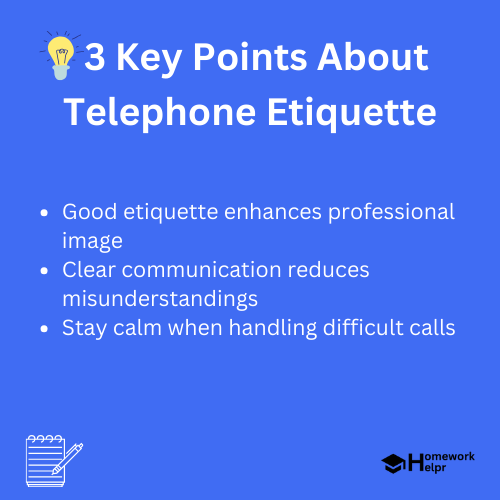 Telephone Etiquette