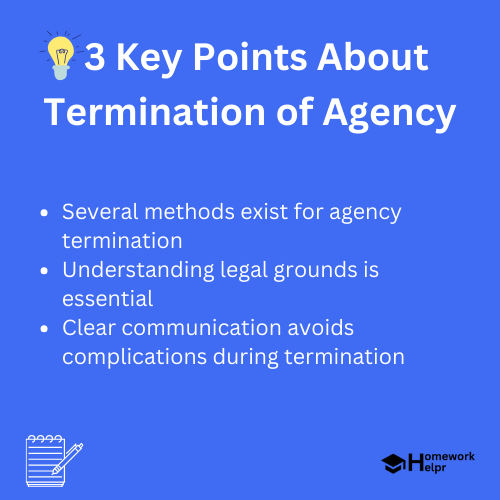 Termination of Agency