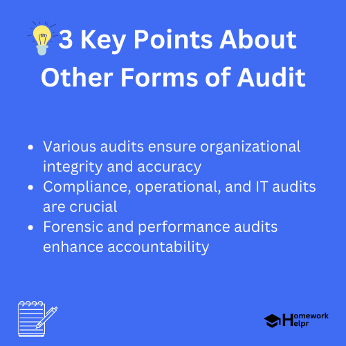 Other Forms of Audit