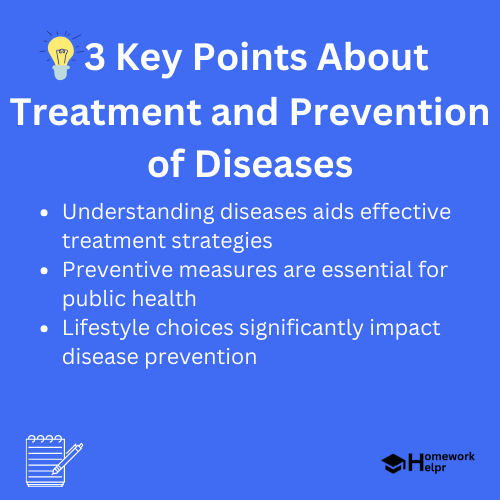 Treatment and Prevention of Diseases