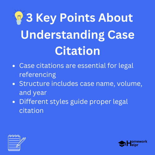 Understanding Case Citation