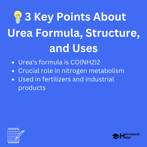 Urea Formula, Structure, and Uses