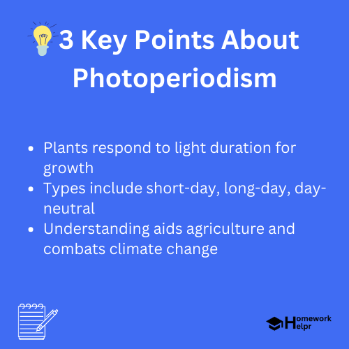 Photoperiodism