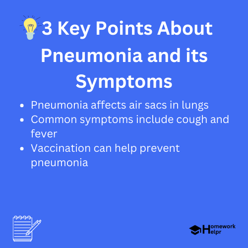 Pneumonia and its Symptoms