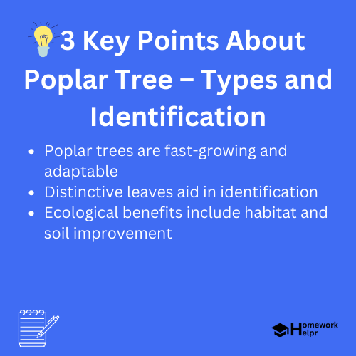 Poplar Tree – Types and Identification