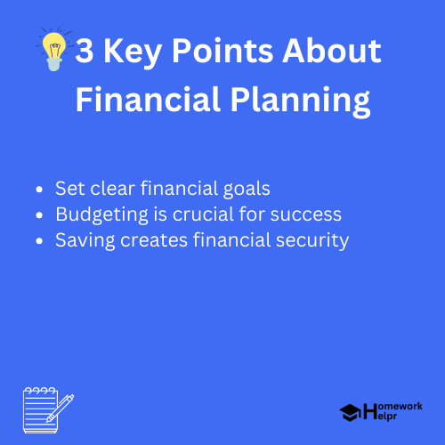 Financial Planning