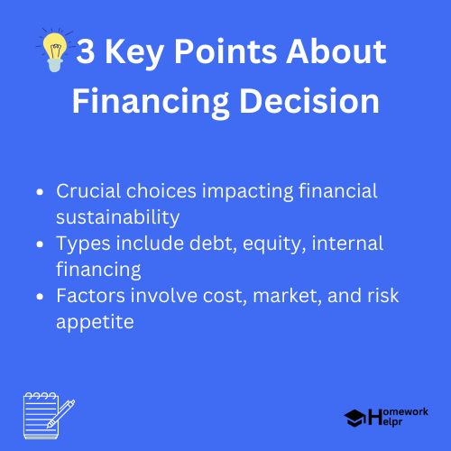 Financing Decision