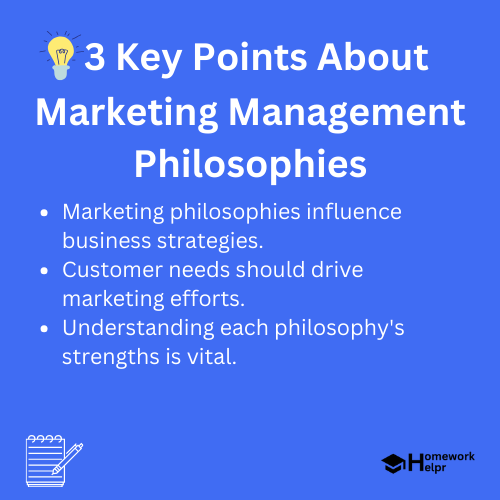 Marketing Management Philosophies