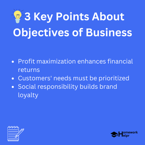 Objectives of Business