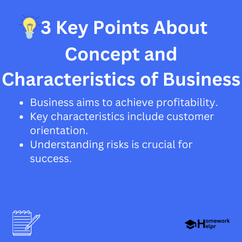 Concept and Characteristics of Business