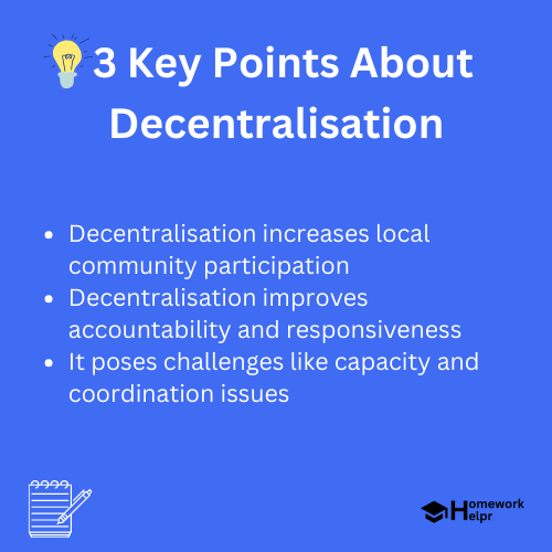 Decentralisation