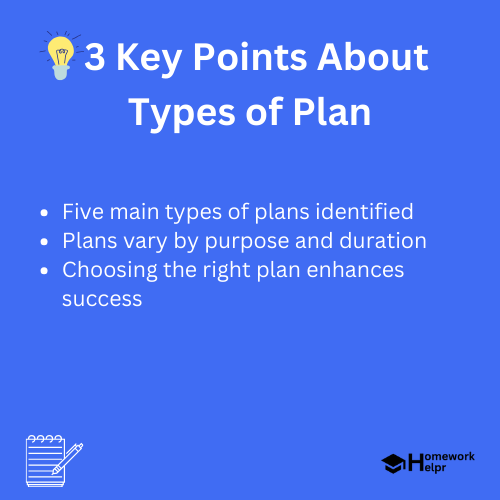 Types of Plan