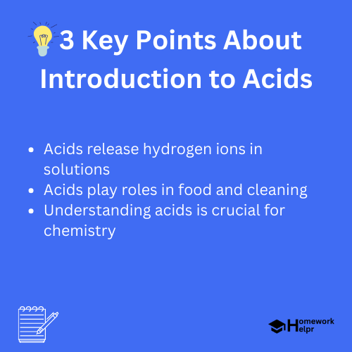 Introduction to Acids