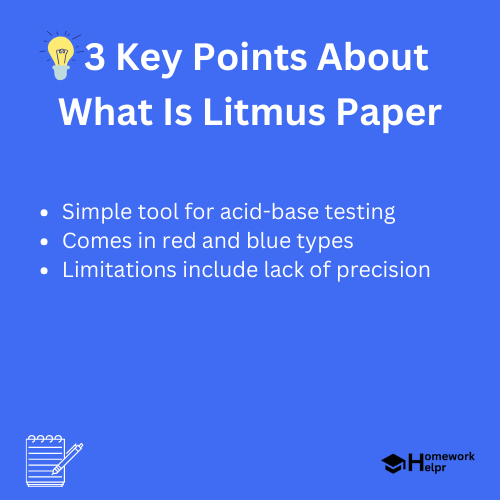 What Is Litmus Paper