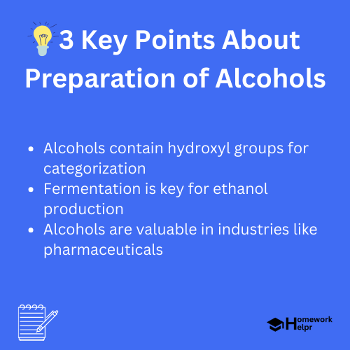 Preparation of Alcohols