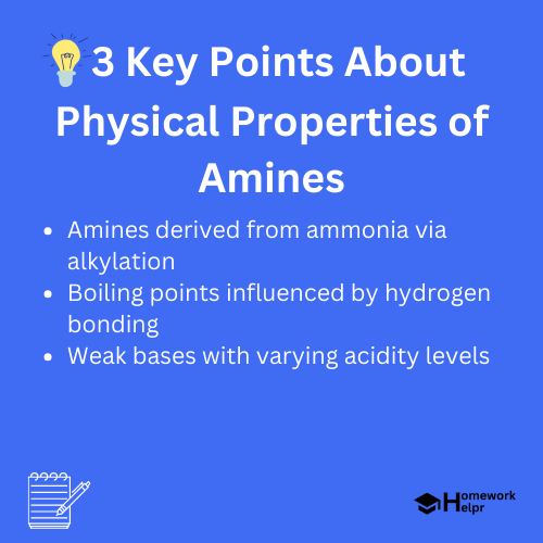 Physical Properties of Amines