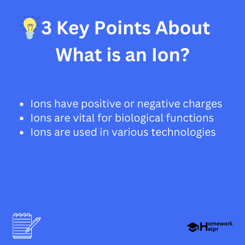 What is an Ion?